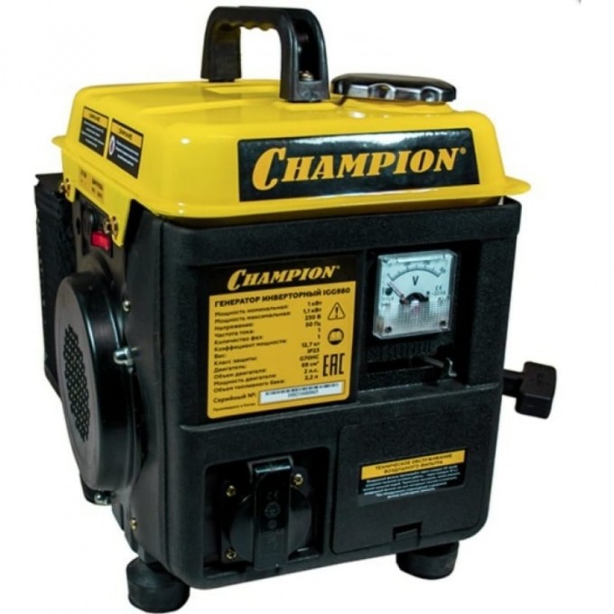 Инверторный генератор CHAMPION IGG980 CH-IGG980